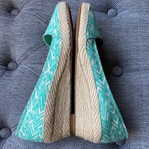 NWOB Lucky Brand Boho Espadrille Wedge Size 9